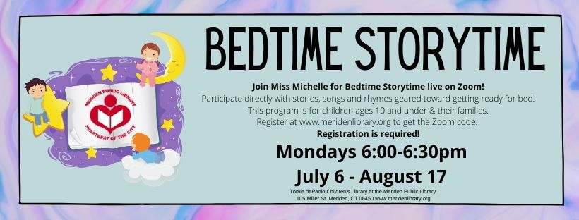 Bedtime Storytime! Live on Zoom with Miss Michelle
