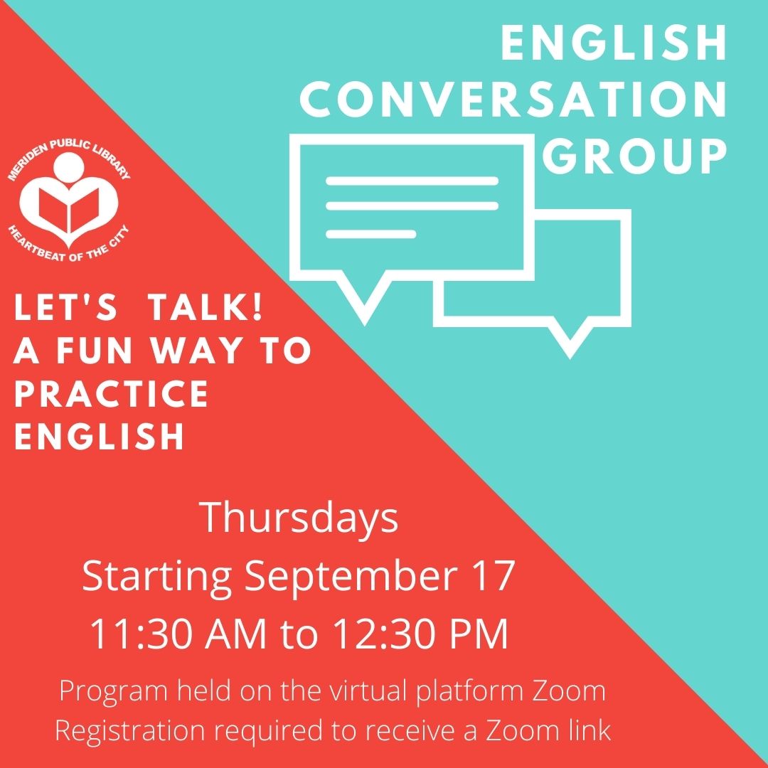 A Virtual meetup to have fun and practice English - Thursdays, beginning September 17th, 11:30am-12:30pm